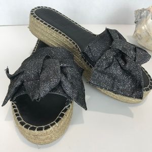 ASOS Slides Espadrilles Sz 6